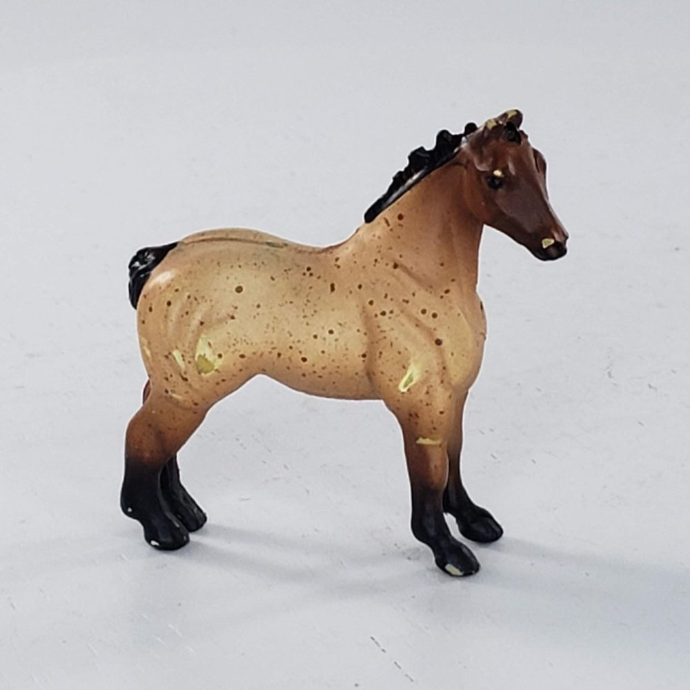 Breyer Mini Whinnies Show Pose Draft Red Roan #97260 #300117